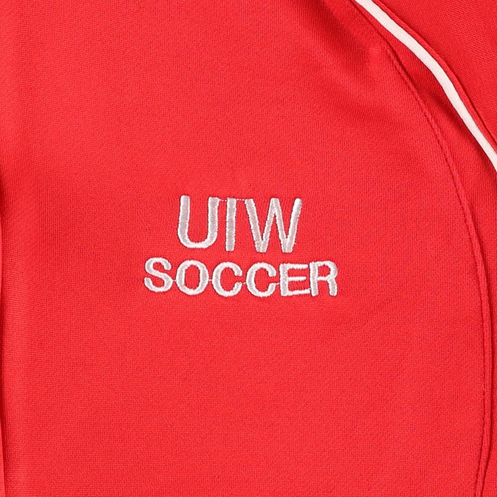 Nike Team College Track Jacket, Women's Size Medium polyester red type Vintage Second Hand