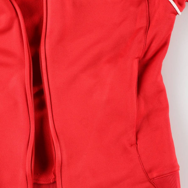 Nike Team College Track Jacket, Women's Size Medium polyester red type Vintage Second Hand