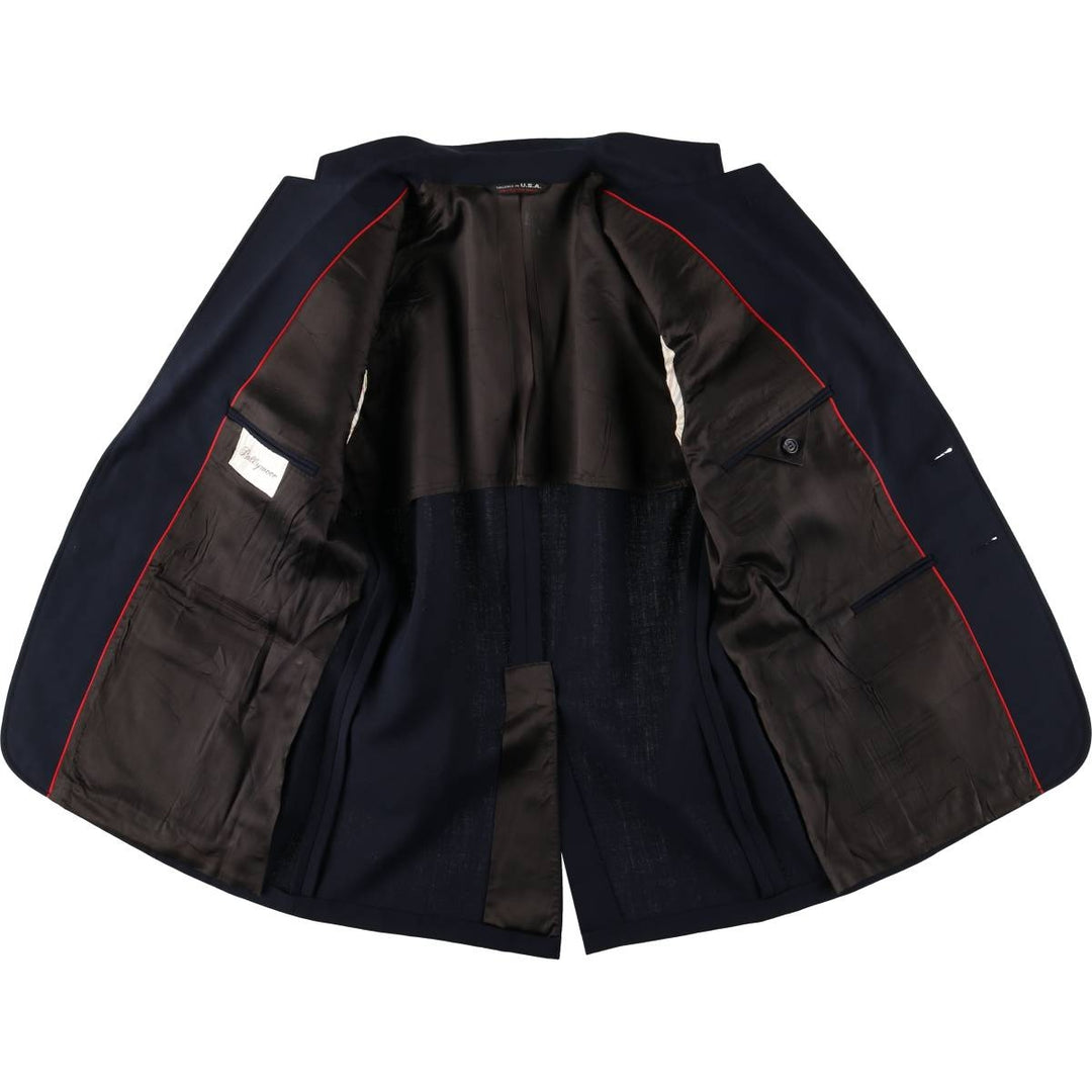 Ballymoor Navy Blazer, Tailored Jacket, Made in USA, Men's Size Medium unclear navy blue type Vintage Second Hand