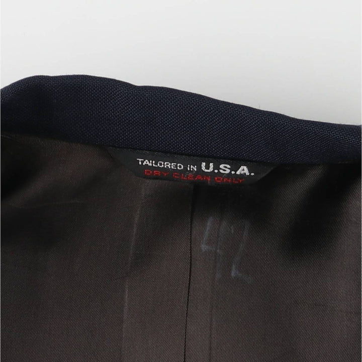 Ballymoor Navy Blazer, Tailored Jacket, Made in USA, Men's Size Medium unclear navy blue type Vintage Second Hand