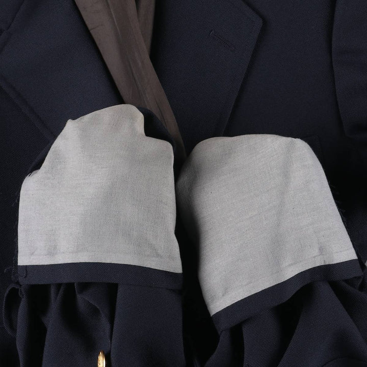 Ballymoor Navy Blazer, Tailored Jacket, Made in USA, Men's Size Medium unclear navy blue type Vintage Second Hand