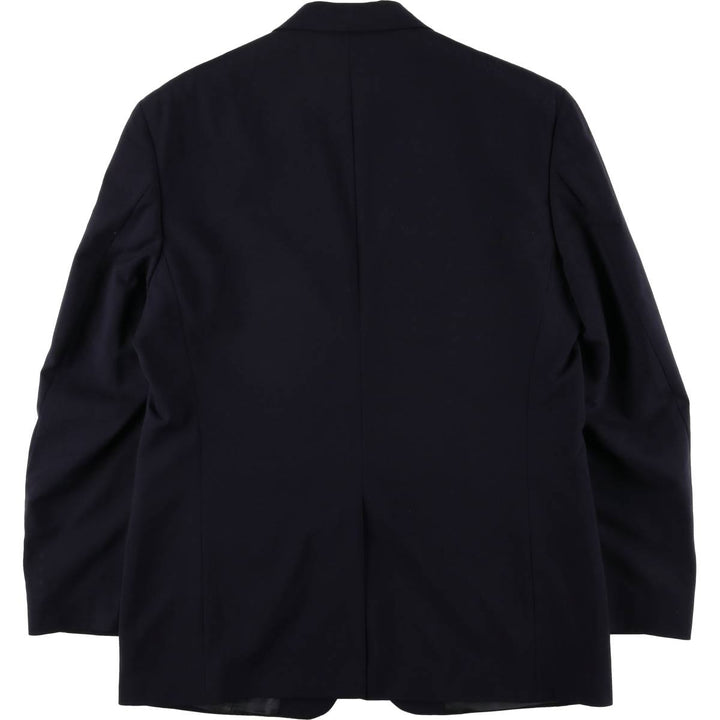 Palm Beach Navy Blazer, Tailored Jacket, Made in USA, Men's Size L wool navy blue type Vintage Second Hand