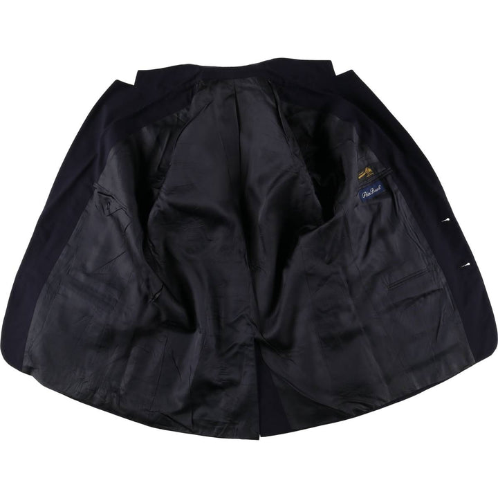 Palm Beach Navy Blazer, Tailored Jacket, Made in USA, Men's Size L wool navy blue type Vintage Second Hand