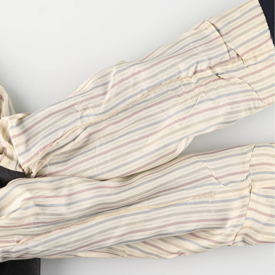 VANJULIAN Navy Blue Blazer, Tailored Jacket, Men's Size L, Vintage unclear navy blue type Vintage Second Hand