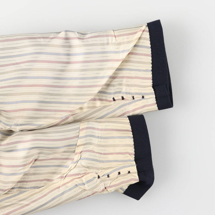 VANJULIAN Navy Blue Blazer, Tailored Jacket, Men's Size L, Vintage unclear navy blue type Vintage Second Hand