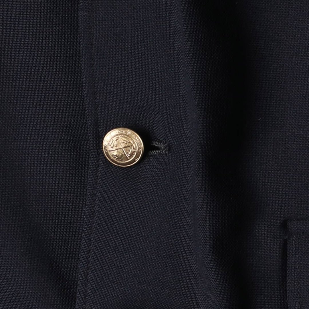 C and R Clothiers Navy Blazer, Tailored Jacket, Made in USA, Men's Size Medium unclear navy blue type Vintage Second Hand