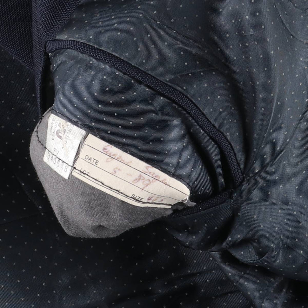 Kingsridge Navy Blazer, Tailored Jacket, Made in USA, Men's Size L unclear navy blue type Vintage Second Hand