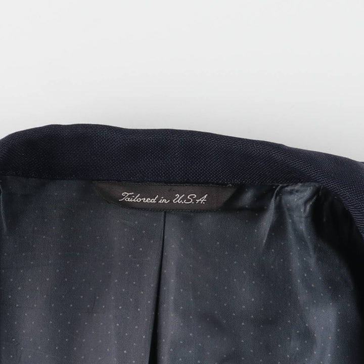 Kingsridge Navy Blazer, Tailored Jacket, Made in USA, Men's Size L unclear navy blue type Vintage Second Hand