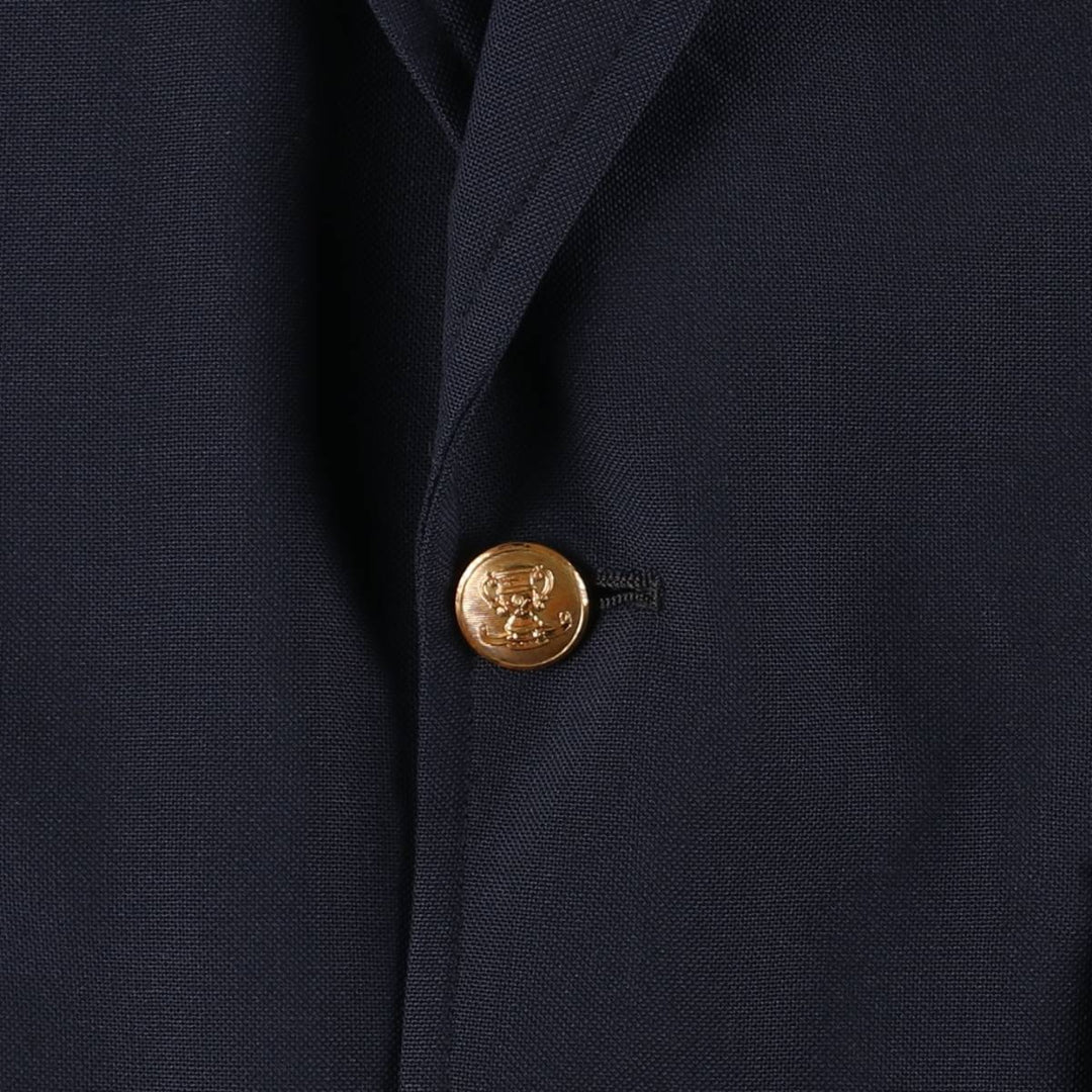 Palm Beach Navy Blazer, Tailored Jacket, Made in USA, Men's Size L unclear navy blue type Vintage Second Hand