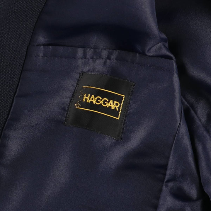 Vintage 1990'S Haggar Navy Blazer, Tailored Jacket, Made in USA, Men's Size Medium unclear navy blue type Vintage Second Hand