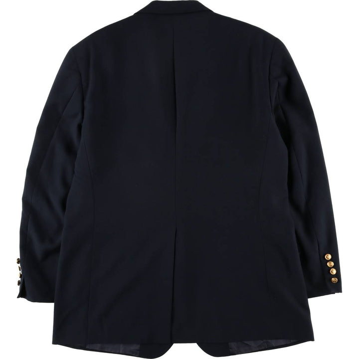 80s-90'S Ralph Lauren POLO UNIVERSITY CLUB Navy Blazer, Tailored Jacket, Made in USA, Men's Size XL unclear navy blue type Vintage Second Hand