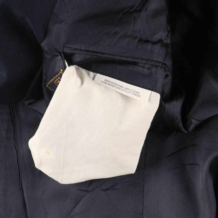 80s-90'S Ralph Lauren POLO UNIVERSITY CLUB Navy Blazer, Tailored Jacket, Made in USA, Men's Size XL unclear navy blue type Vintage Second Hand