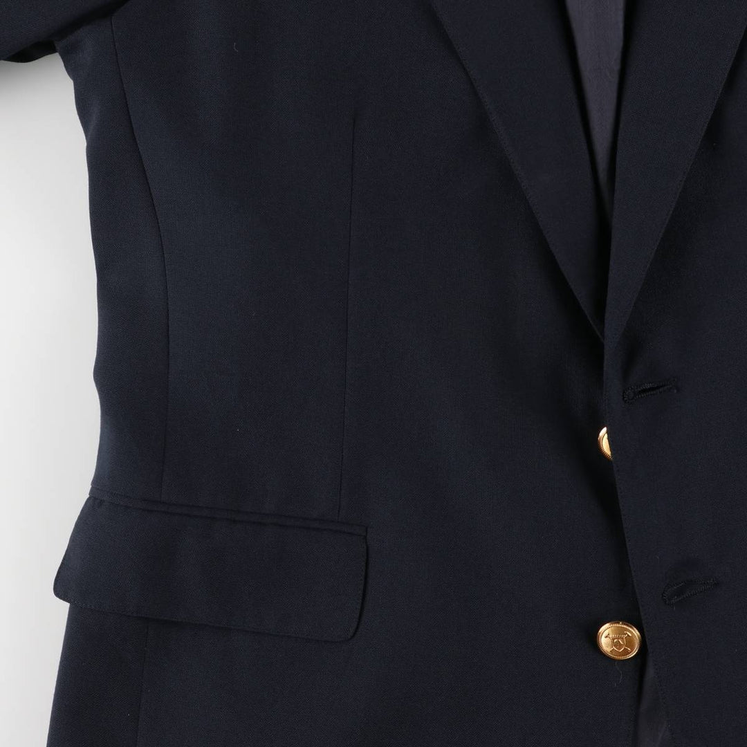 80s-90'S Ralph Lauren POLO UNIVERSITY CLUB Navy Blazer, Tailored Jacket, Made in USA, Men's Size XL unclear navy blue type Vintage Second Hand