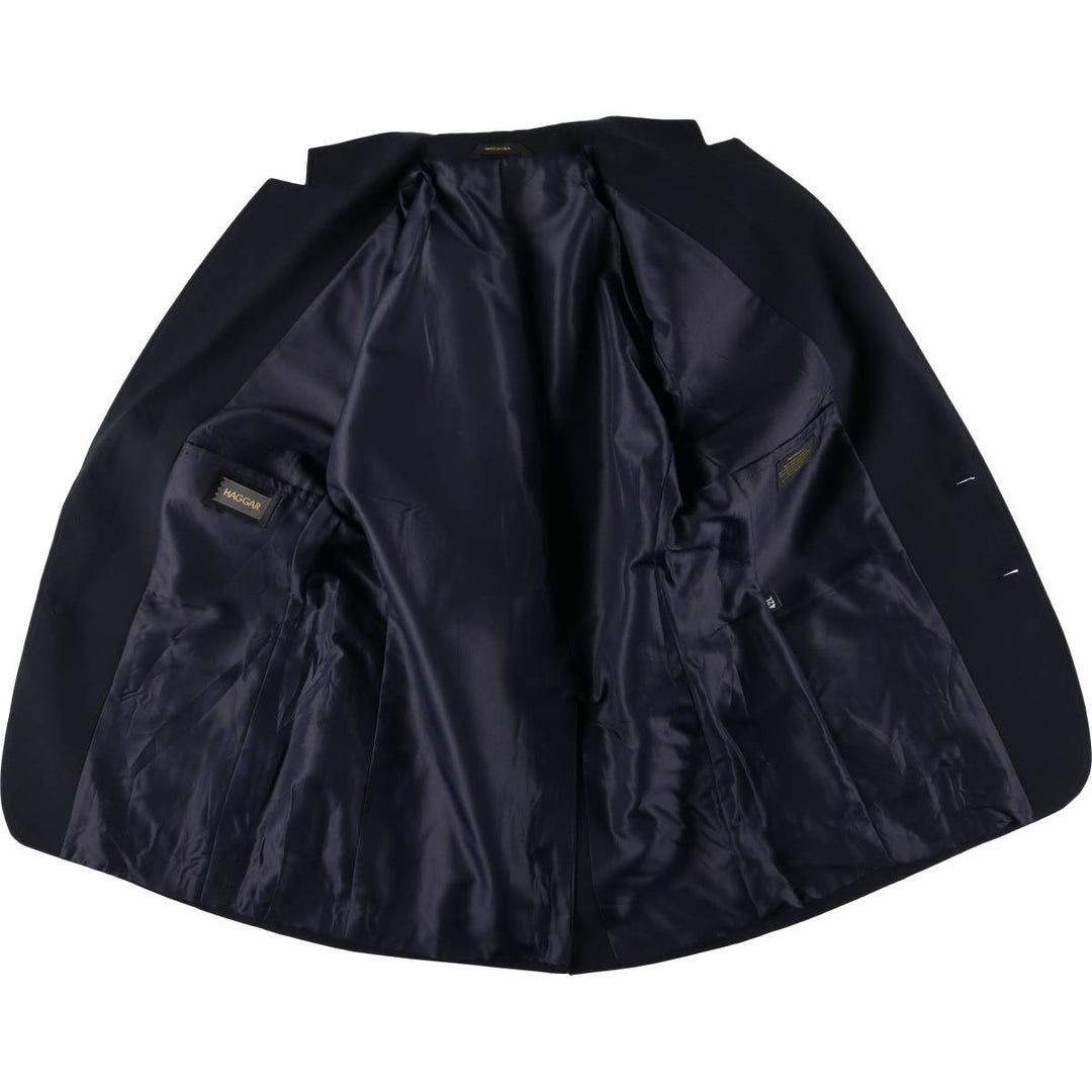 Vintage 1990'S Haggar Navy Blazer, Tailored Jacket, Made in USA, Men's Size Medium unclear navy blue type Vintage Second Hand