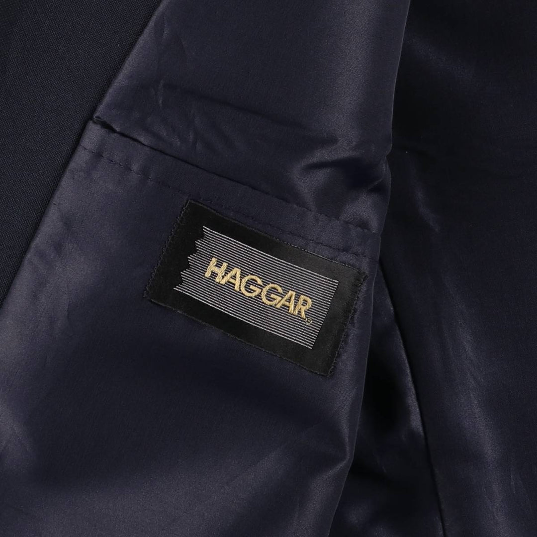 Vintage 1990'S Haggar Navy Blazer, Tailored Jacket, Made in USA, Men's Size Medium unclear navy blue type Vintage Second Hand