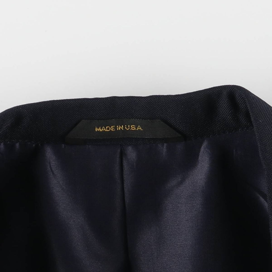 Vintage 1990'S Haggar Navy Blazer, Tailored Jacket, Made in USA, Men's Size Medium unclear navy blue type Vintage Second Hand