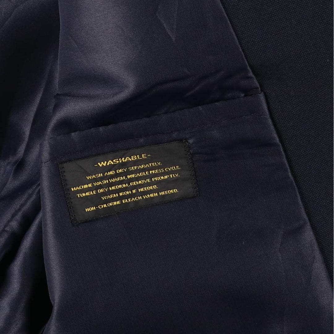 Vintage 1990'S Haggar Navy Blazer, Tailored Jacket, Made in USA, Men's Size Medium unclear navy blue type Vintage Second Hand