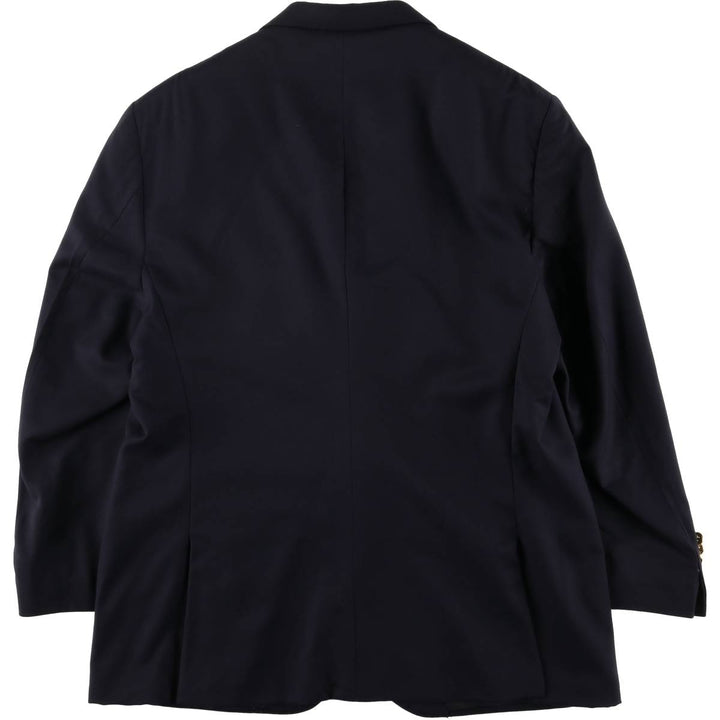 Ralph Lauren POLO by Ralph Lauren Navy Blazer, Tailored Jacket, Made in Italy, Men's Size L wool navy blue type Vintage Second Hand
