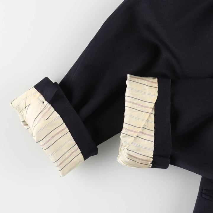 90'S Ralph Lauren POLO by Ralph Lauren Navy Blazer, Tailored Jacket, Made in USA, Men's Size Medium unclear navy blue type Vintage Second Hand