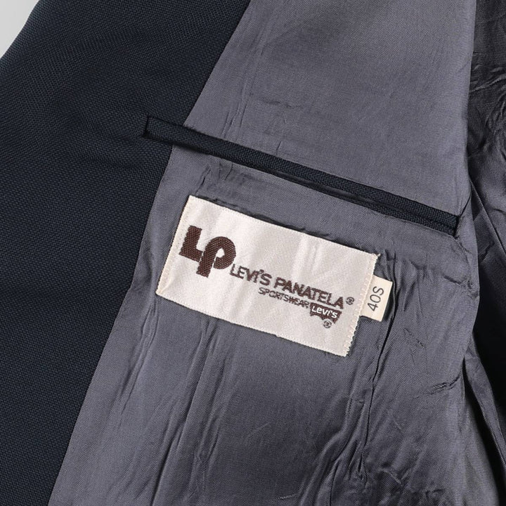 Vintage Levi's PANATELA Navy Blazer, Men's Size Medium, from the 1970'S to 1980s unclear navy blue type Vintage Second Hand