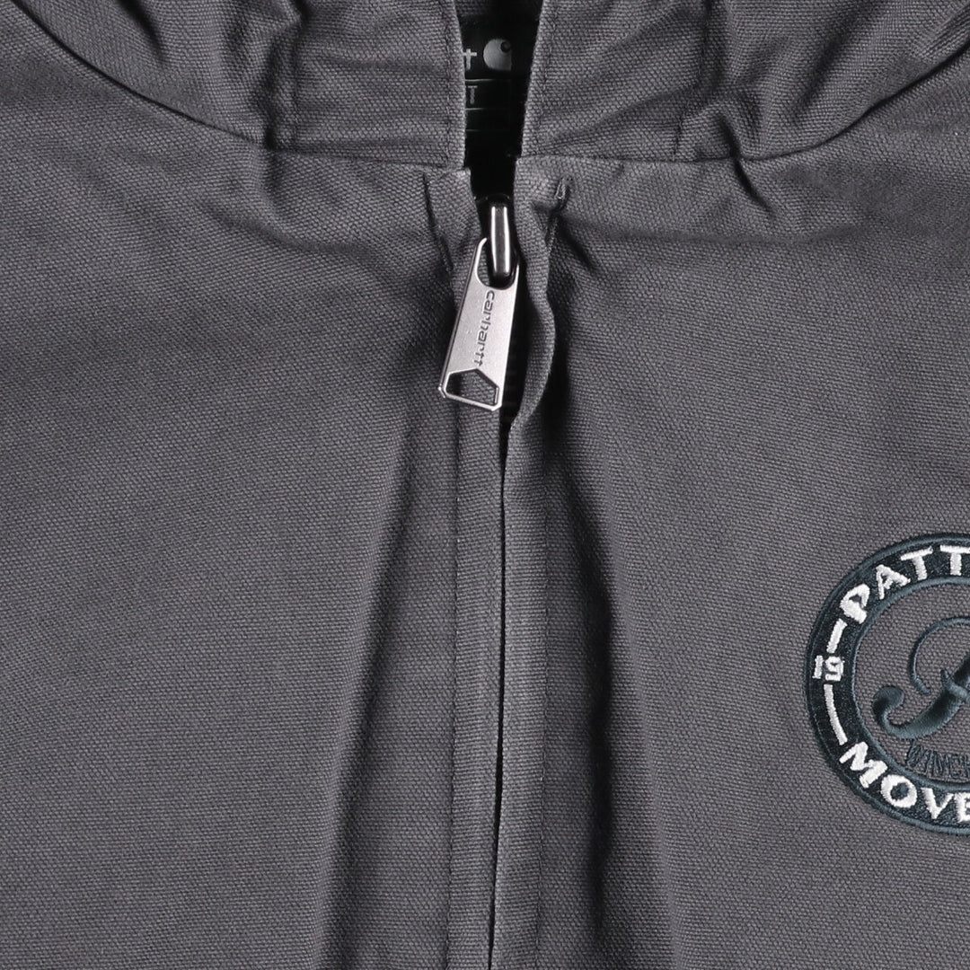 Carhartt Active Jacket, Loose Fit Duck Full Zip Hoodie, Men's XL cotton gray type Vintage Second Hand