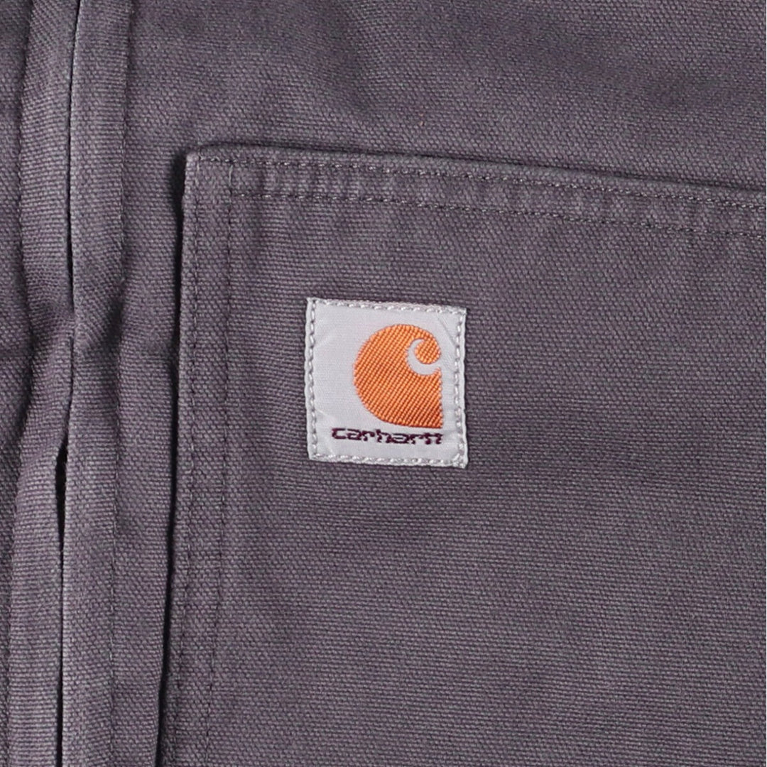 Carhartt Active Jacket, Loose Fit Duck Full Zip Hoodie, Men's XL cotton gray type Vintage Second Hand