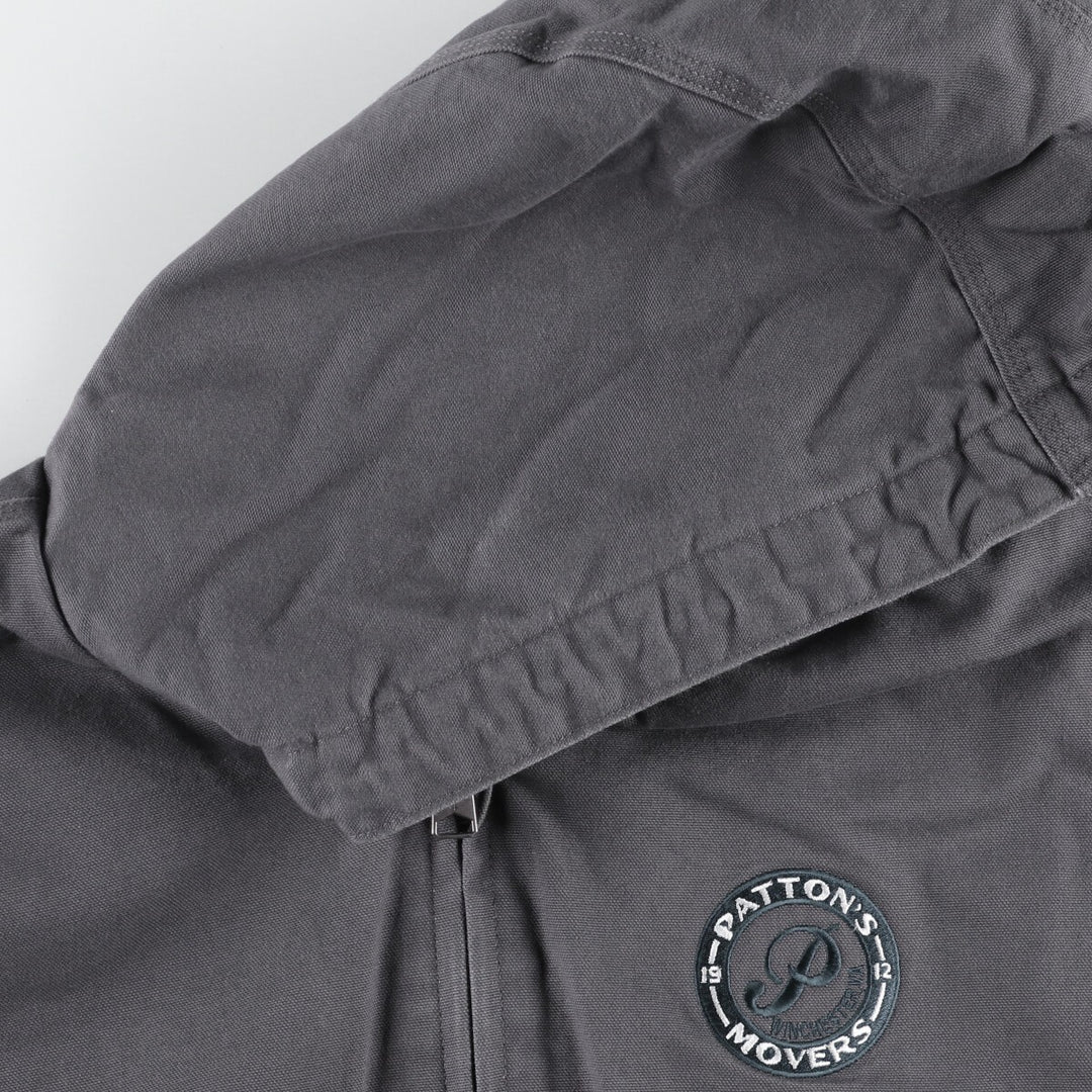 Carhartt Active Jacket, Loose Fit Duck Full Zip Hoodie, Men's XL cotton gray type Vintage Second Hand