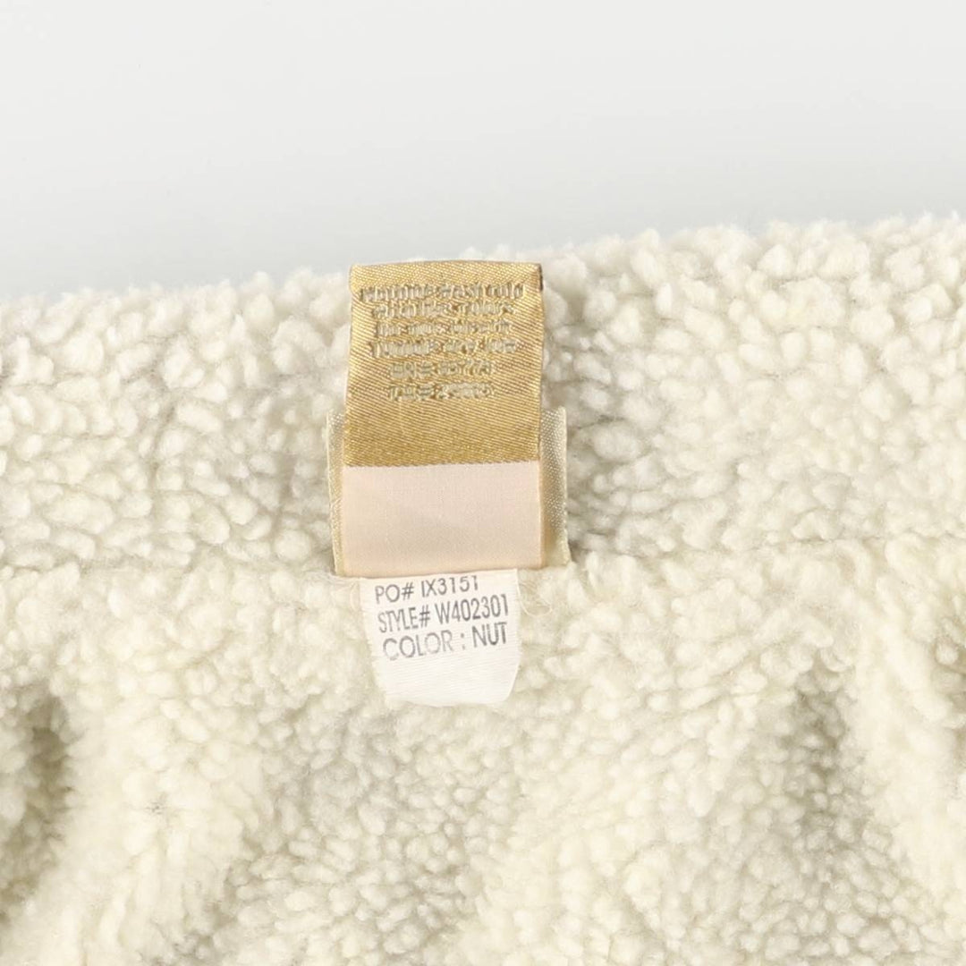 O'Neill Corduroy Boa Jacket, Women's Size L cotton beige type brown Vintage Second Hand