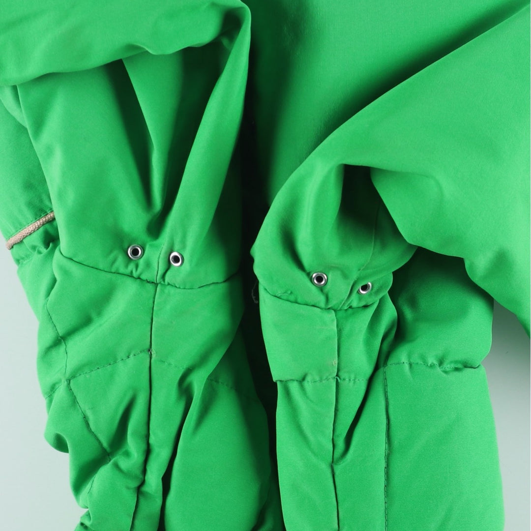 Vintage padded puffer jacket, size S, women's polyester green type Vintage Second Hand