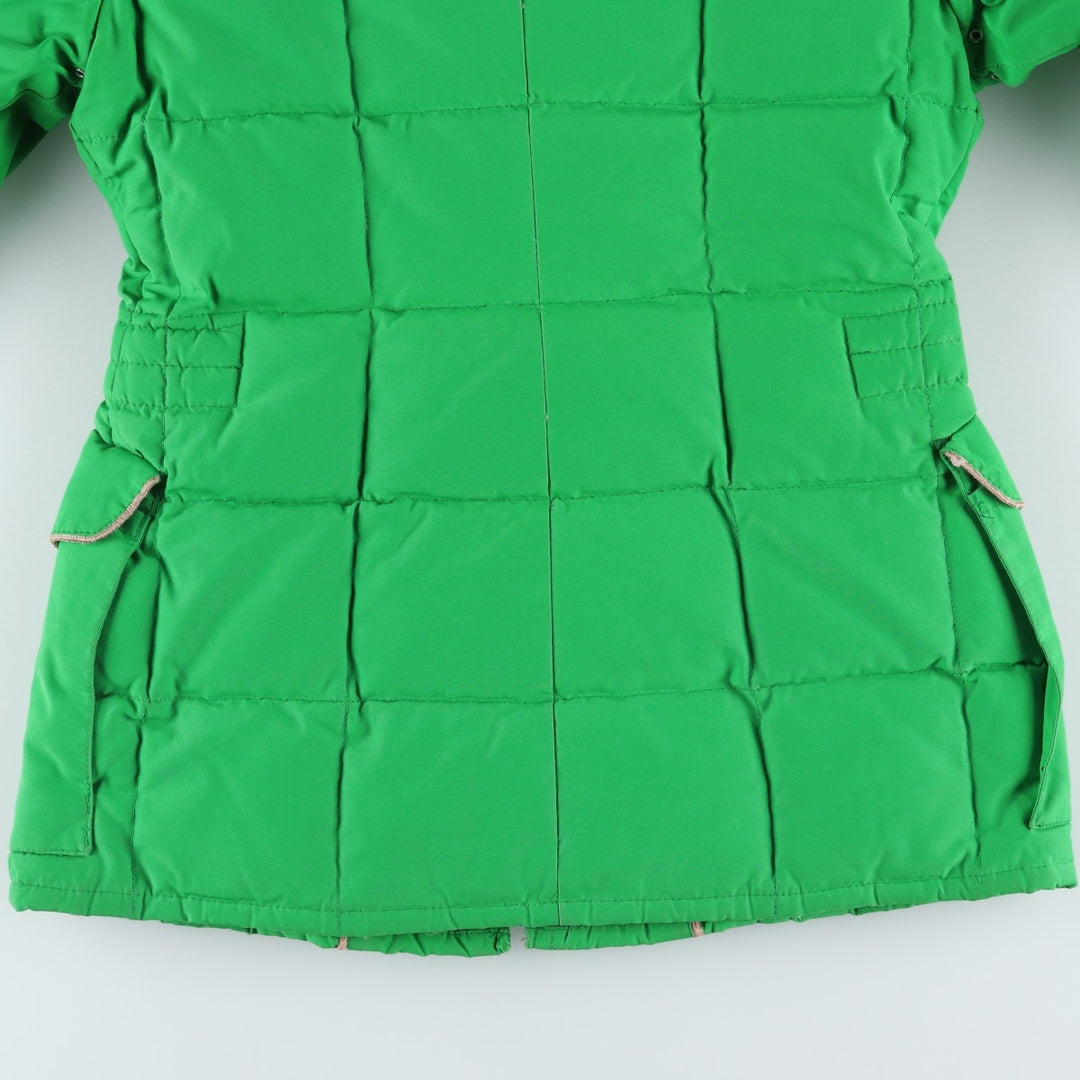 Vintage padded puffer jacket, size S, women's polyester green type Vintage Second Hand