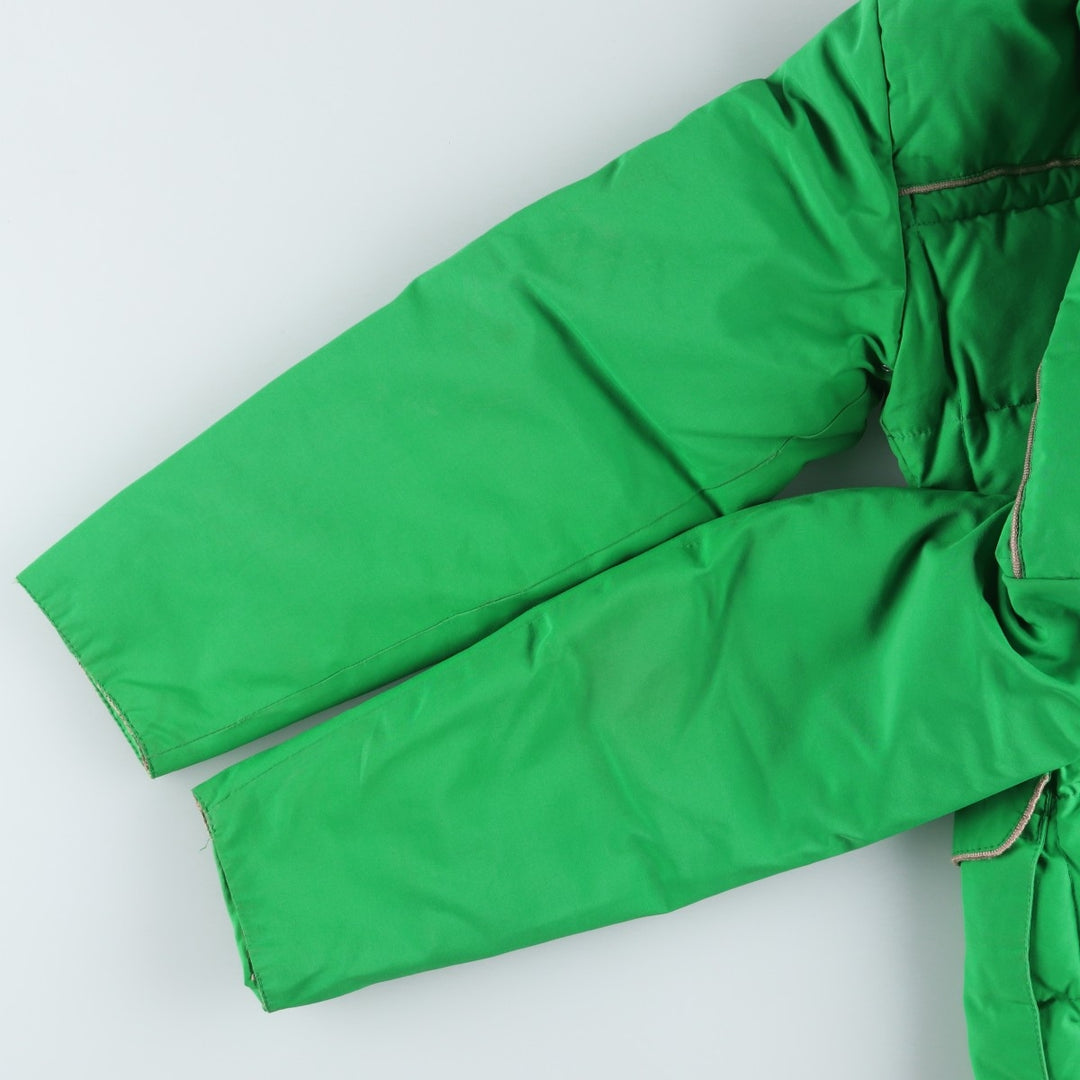 Vintage padded puffer jacket, size S, women's polyester green type Vintage Second Hand