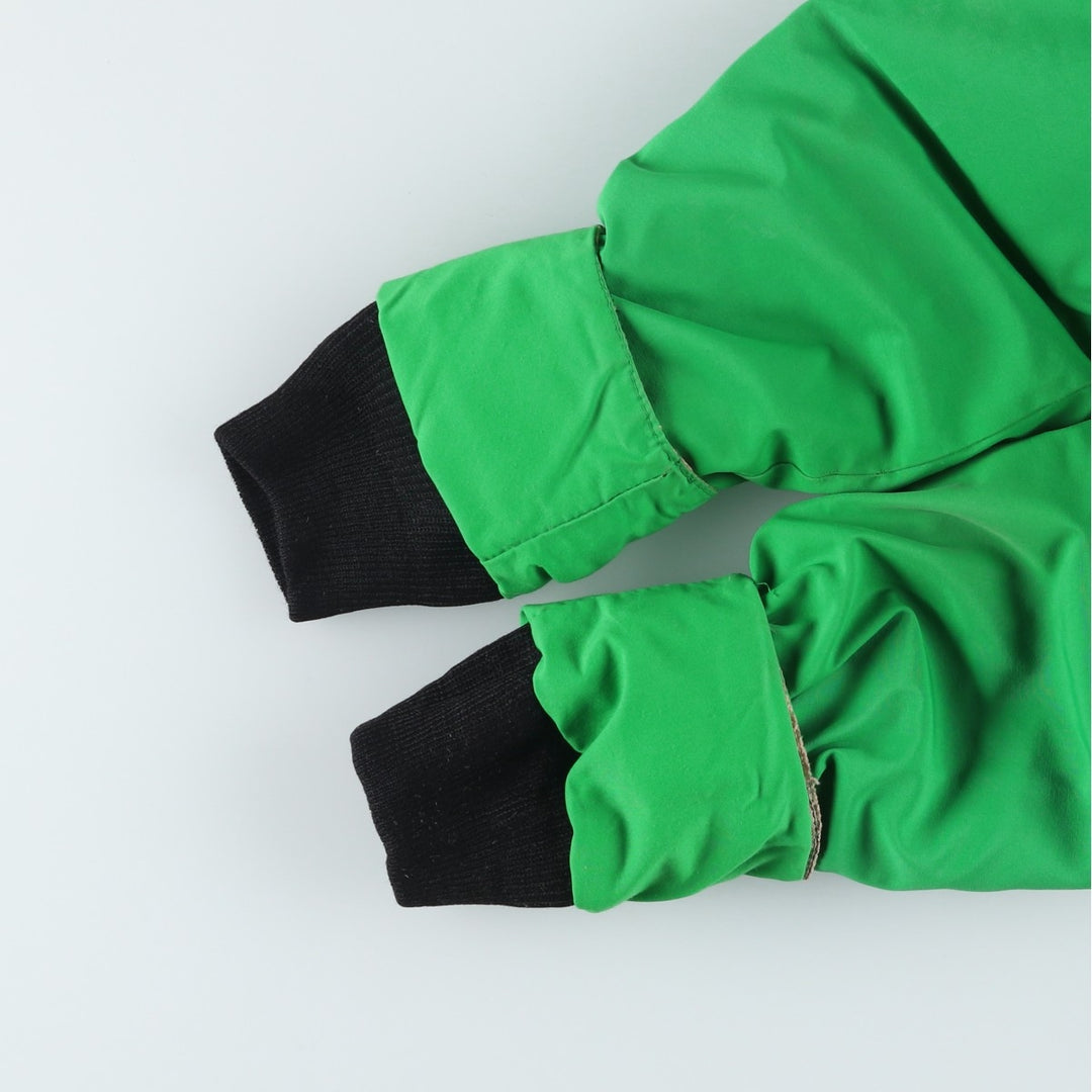 Vintage padded puffer jacket, size S, women's polyester green type Vintage Second Hand