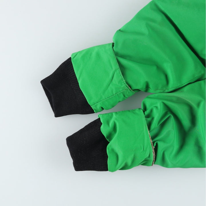 Vintage padded puffer jacket, size S, women's polyester green type Vintage Second Hand