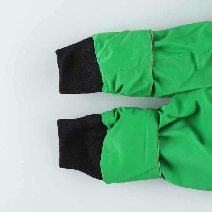 Vintage padded puffer jacket, size S, women's polyester green type Vintage Second Hand