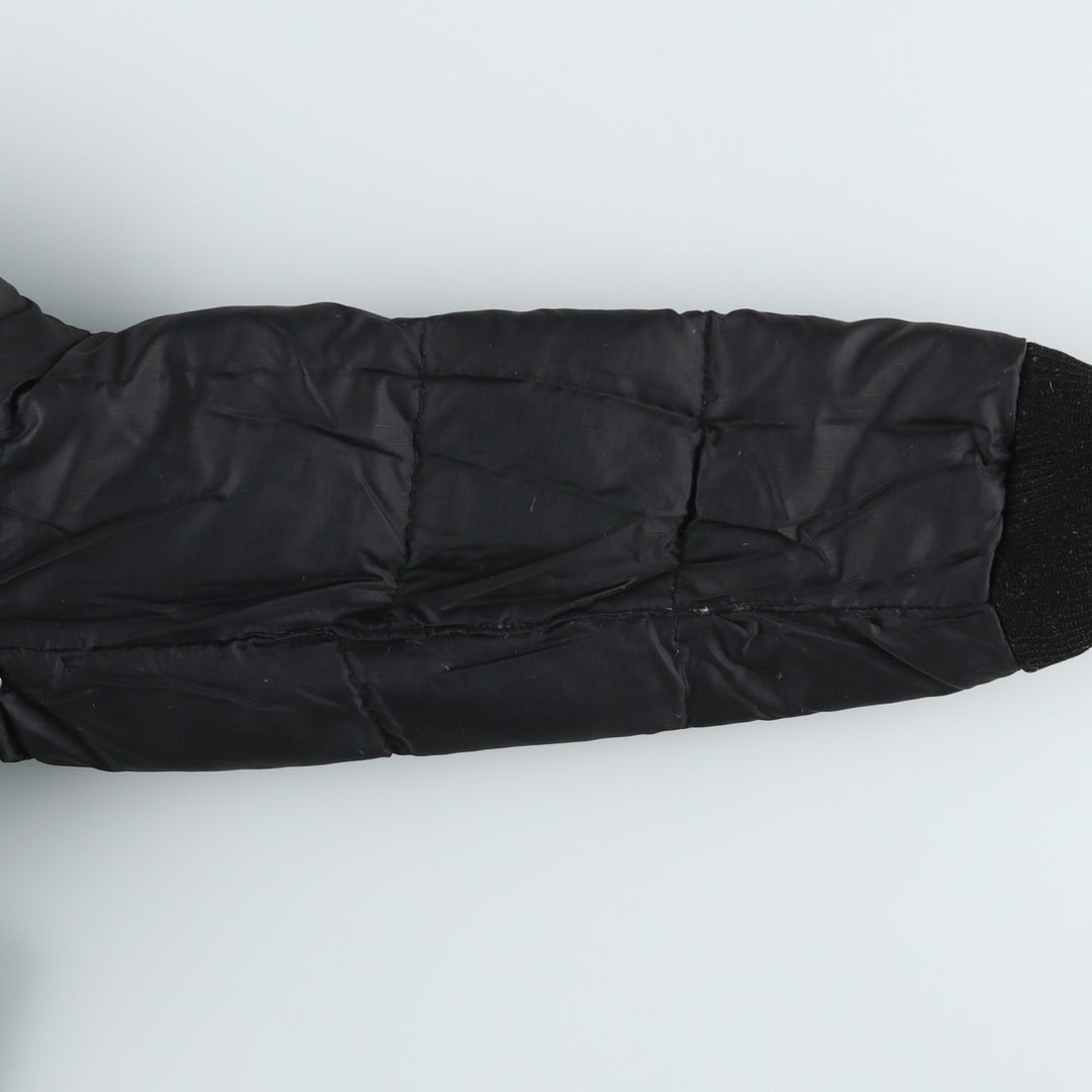 Vintage padded puffer jacket, size S, women's polyester green type Vintage Second Hand