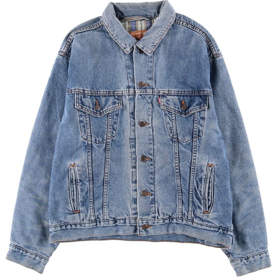 90'S Levi's denim jacket, denim jacket, made in the USA, men's size M, vintage cotton blue type Vintage Second Hand