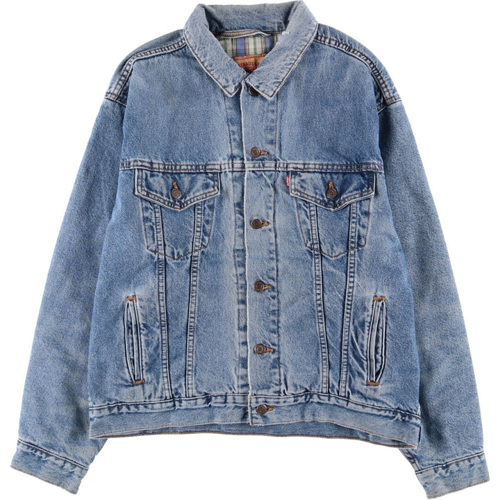 90'S Levi's denim jacket, denim jacket, made in the USA, men's size M, vintage cotton blue type Vintage Second Hand