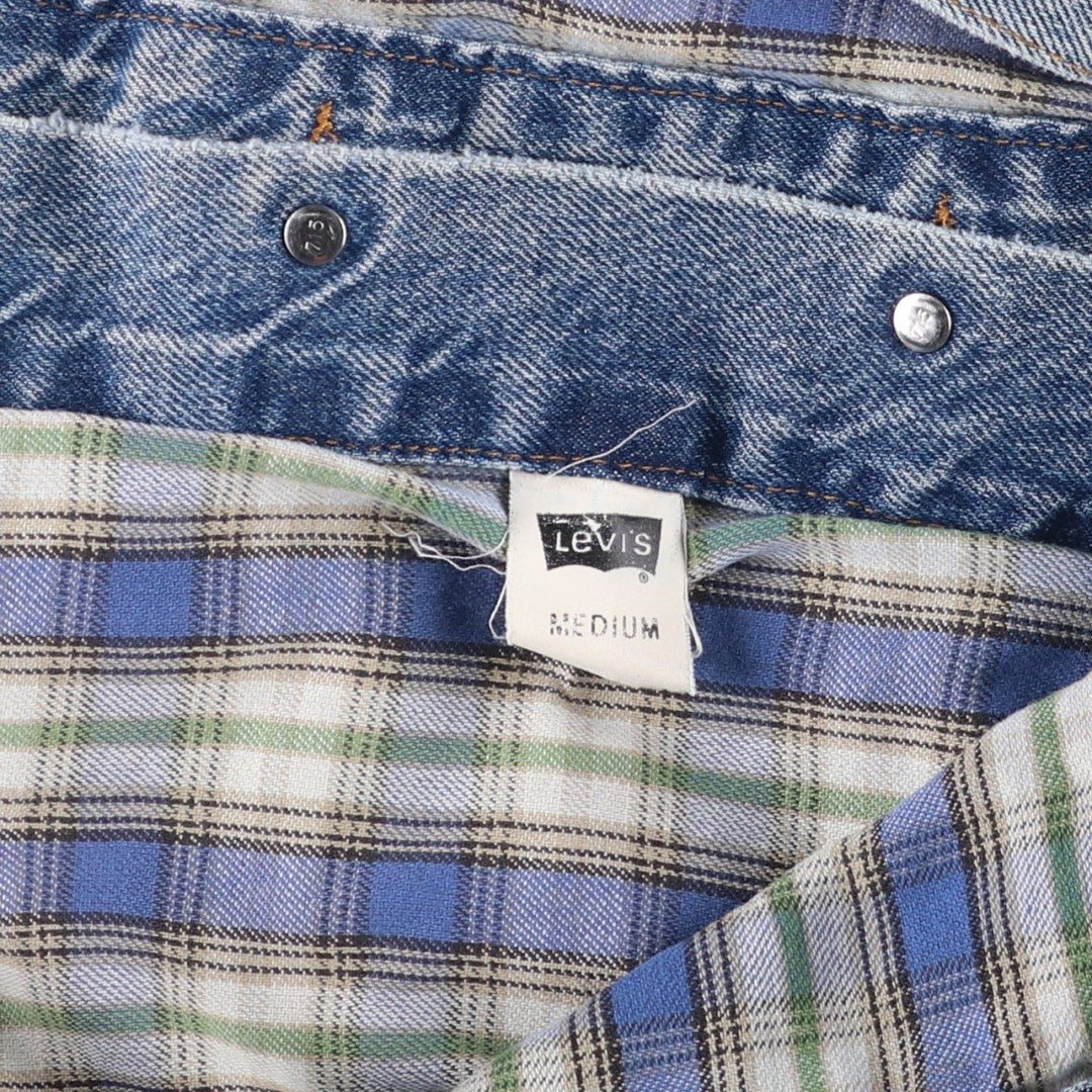 90'S Levi's denim jacket, denim jacket, made in the USA, men's size M, vintage cotton blue type Vintage Second Hand