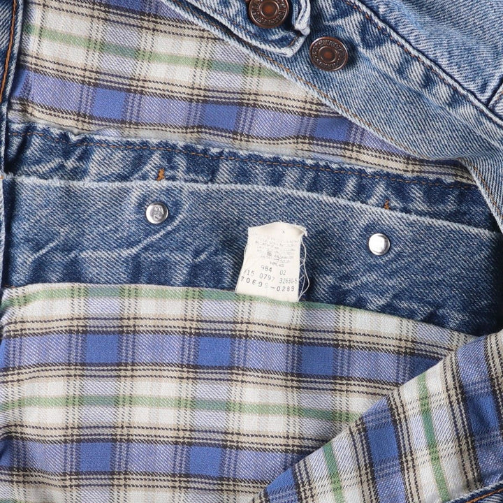 90'S Levi's denim jacket, denim jacket, made in the USA, men's size M, vintage cotton blue type Vintage Second Hand