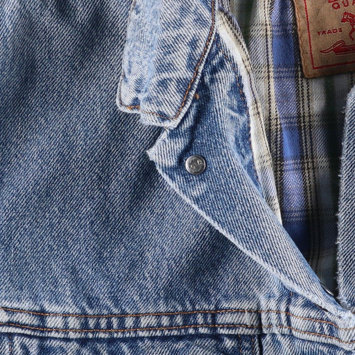 90'S Levi's denim jacket, denim jacket, made in the USA, men's size M, vintage cotton blue type Vintage Second Hand