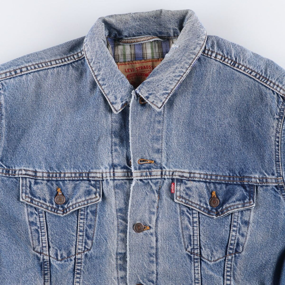 90'S Levi's denim jacket, denim jacket, made in the USA, men's size M, vintage cotton blue type Vintage Second Hand