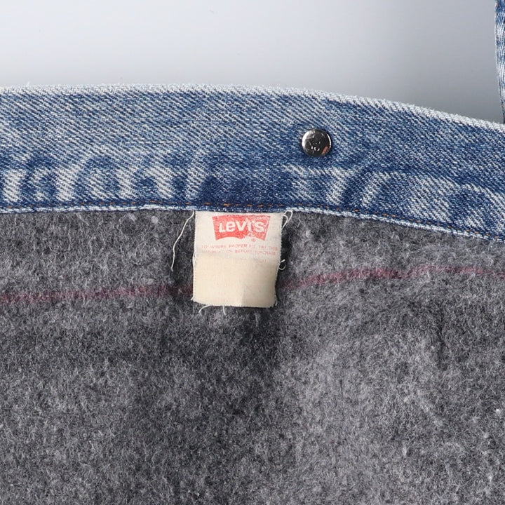 90s-00'S Levi's denim jacket, size S, men's cotton blue type Vintage Second Hand
