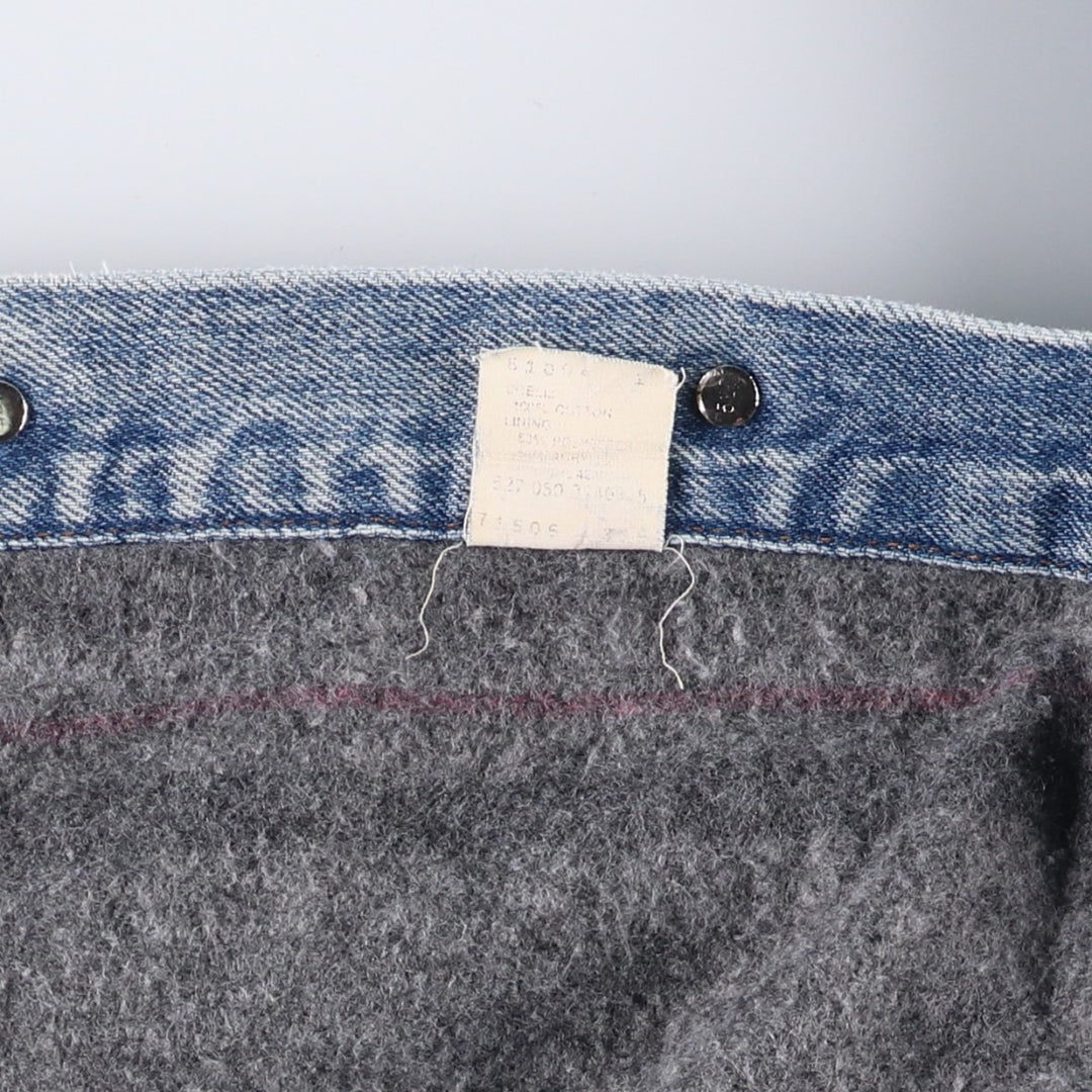 90s-00'S Levi's denim jacket, size S, men's cotton blue type Vintage Second Hand