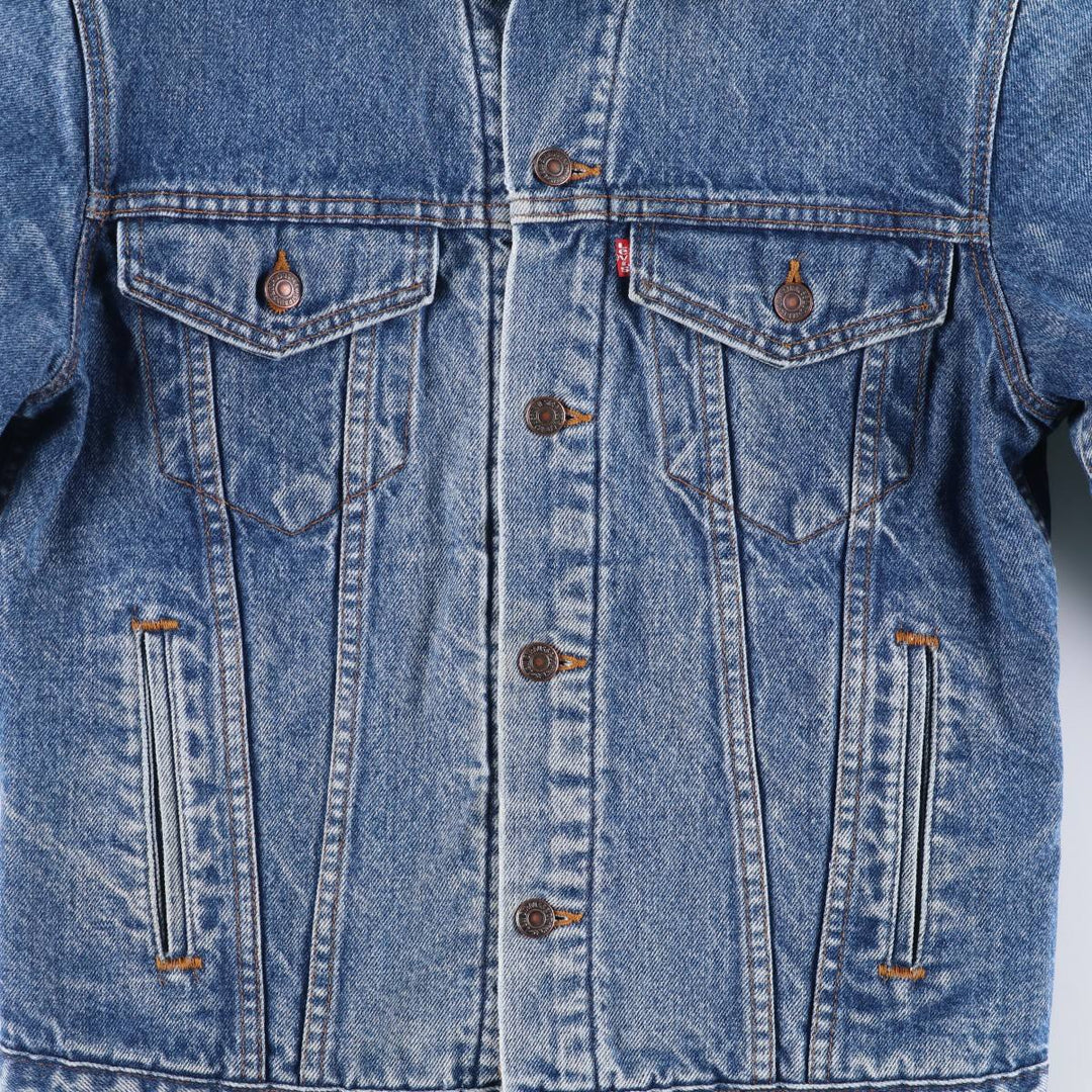 90s-00'S Levi's denim jacket, size S, men's cotton blue type Vintage Second Hand