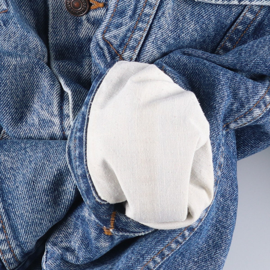 90s-00'S Levi's denim jacket, size S, men's cotton blue type Vintage Second Hand