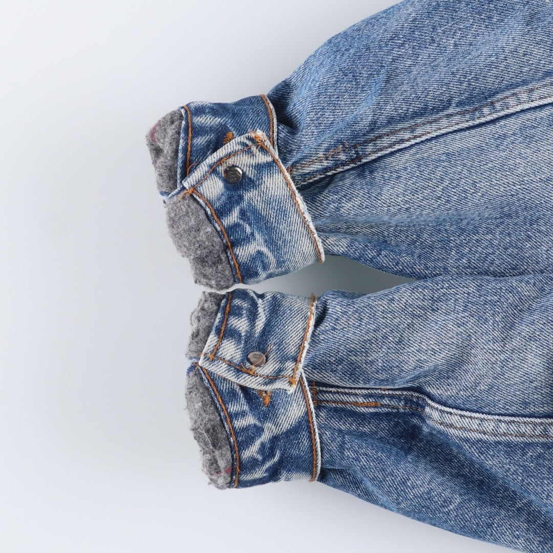 90s-00'S Levi's denim jacket, size S, men's cotton blue type Vintage Second Hand