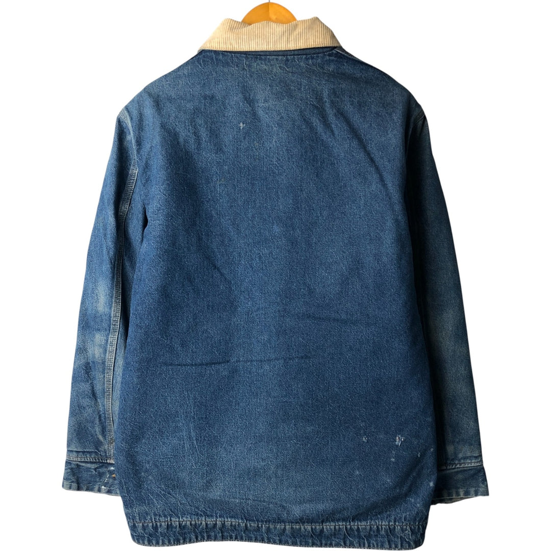 Vintage 80s-90'S Roebucks denim coverall, made in the USA, size L, men's cotton blue type Vintage Second Hand