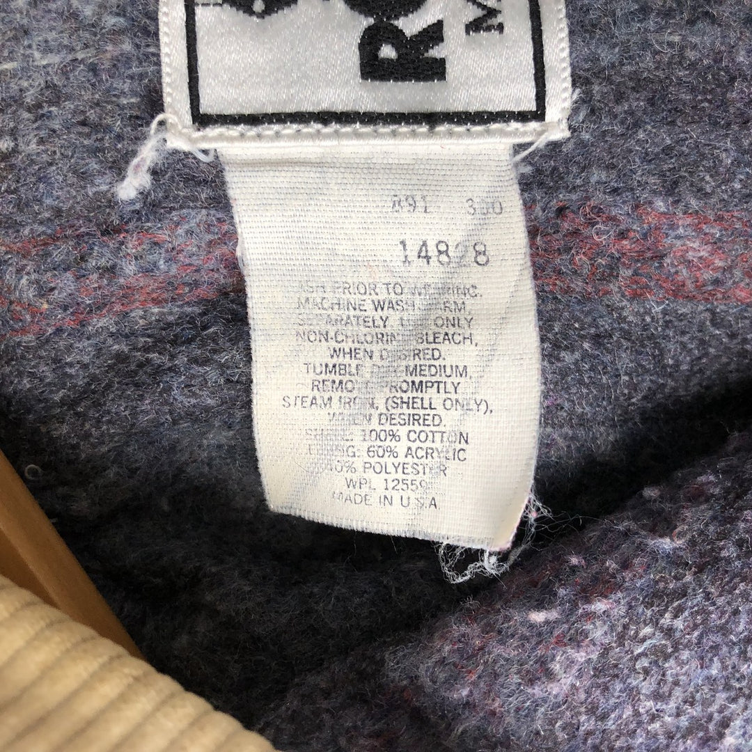 Vintage 80s-90'S Roebucks denim coverall, made in the USA, size L, men's cotton blue type Vintage Second Hand