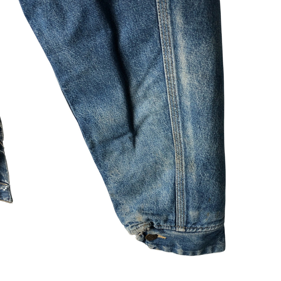 Vintage 80s-90'S Roebucks denim coverall, made in the USA, size L, men's cotton blue type Vintage Second Hand