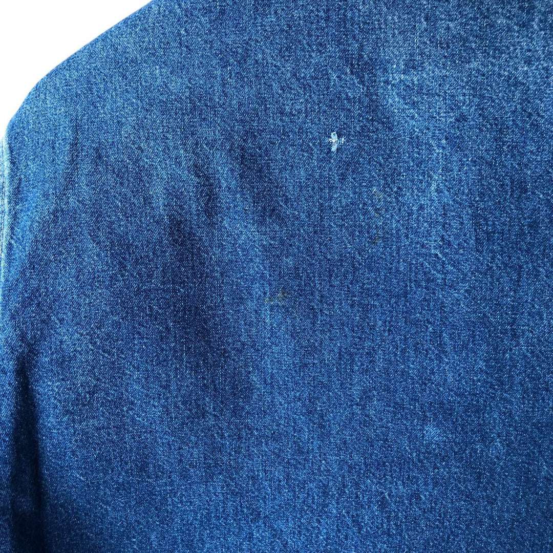 Vintage 80s-90'S Roebucks denim coverall, made in the USA, size L, men's cotton blue type Vintage Second Hand